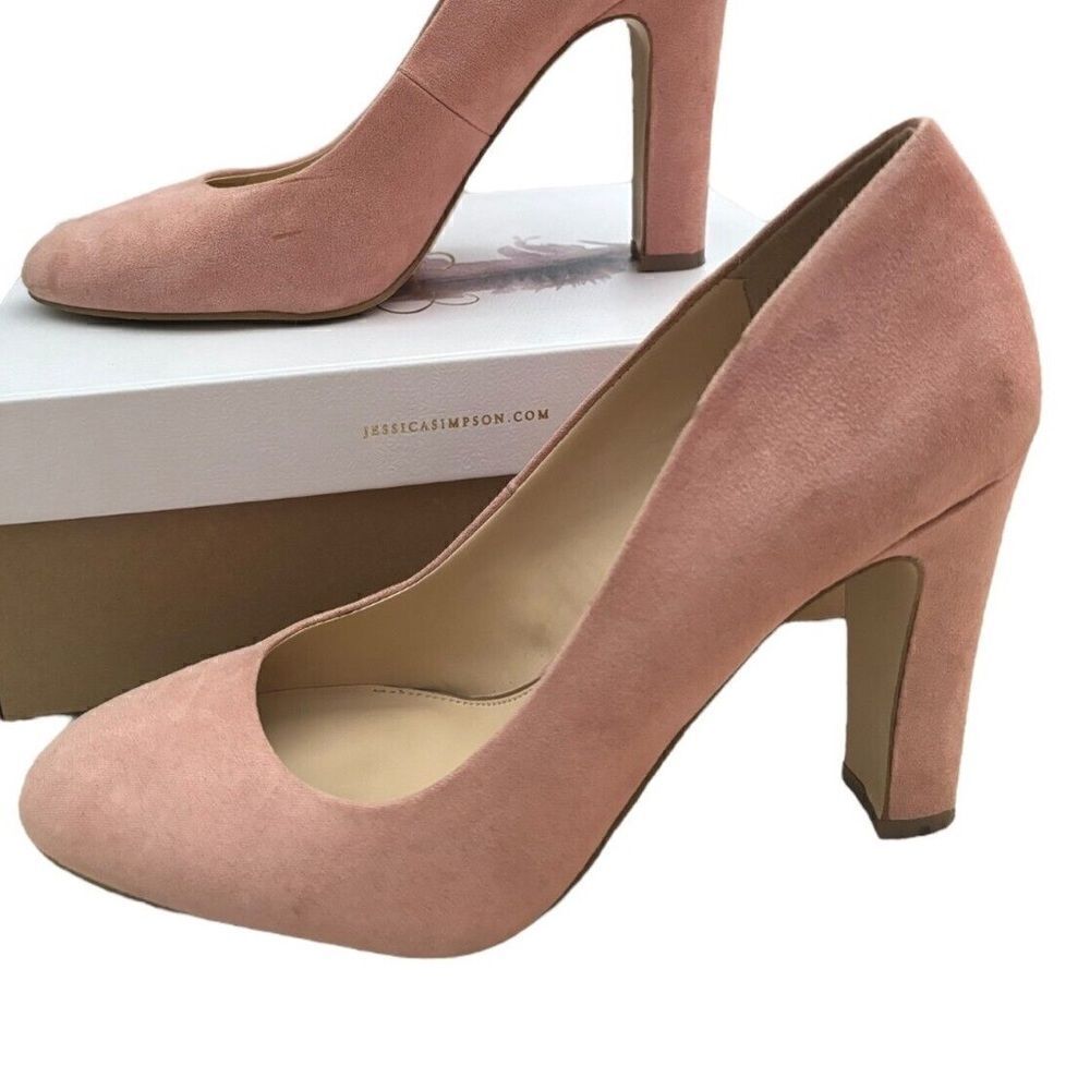 Jesica Simpson blush heels